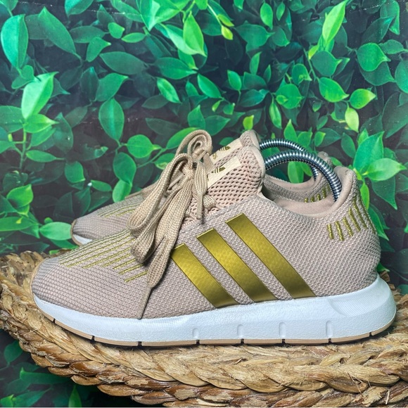 Adidas swift run ash pearl pink gold white - Picture 3 of 7